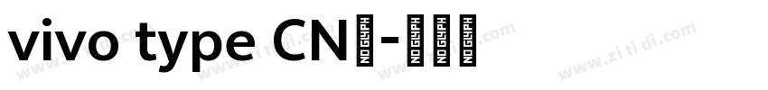 vivo type CN繁字体转换